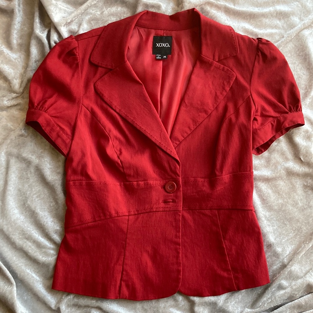 XOXO red jacket size medium